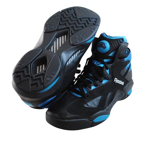 Reebok Mens Shaq Attack Black fashion sneakers V55083 | eBay