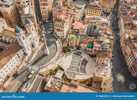 Piazza Di Spagna and the Spanish Steps in Rome Stock Photo - Image of architecture, famous ...