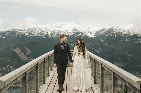 Intimate Wedding in the Canadian Mountains: Candice-May + Christopher ...