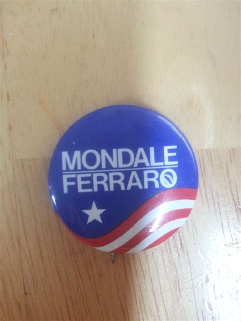 Mondale Ferraro button | Buttons