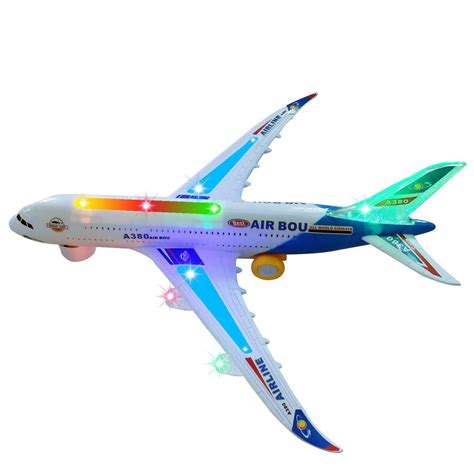 Toys for Boys Kids Airplane Plane Self Driving Airbus with Lights and Sounds | eBay