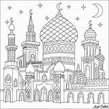Ramadan Coloring Activities  Seni Islamis Halaman Mewarnai Sketsa sketch template