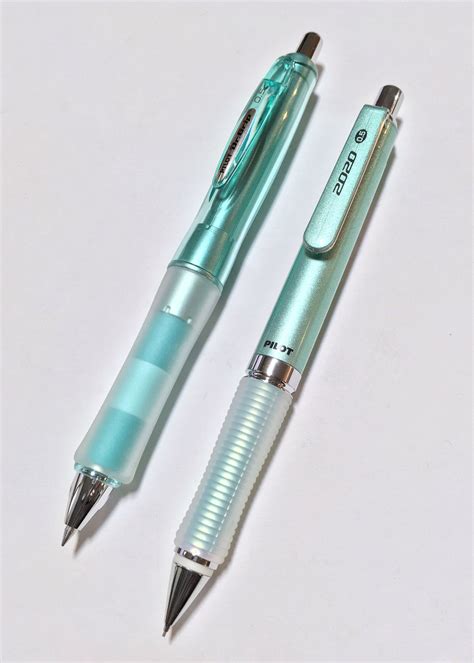 Metallic Turquoise duo: PILOT Dr Grip G-spec ballpoint with customised grip & PILOT 2020 Shaker ...