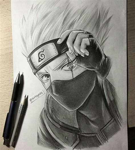 Easy Kakashi Hatake Easy Anime Drawing Ideas - bmp-alley