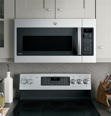 GE Profile™ PVM9179SKSS 1.7 Cu. Ft. Convection Over-the-Range Microwave ...