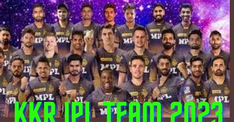 KKR Team 2023 Player List: Complete Kolkata Knight Riders (KKR) Squad ...