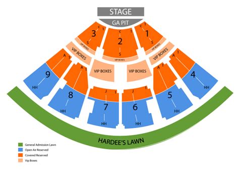 Coastal Credit Union Music Park at Walnut Creek Seating Chart | Cheap Tickets ASAP