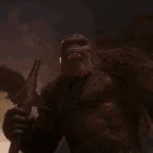 Man Is Dead GIF - Kong Kong Movie King Kong - Discover & Share GIFs