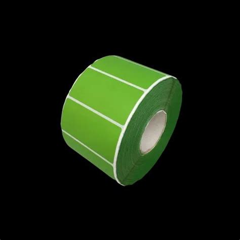 Plain Paper Green Barcode Label, GSM: 90 Gsm, Size: 23 X 100 mm at Rs 0.80/piece in Hyderabad