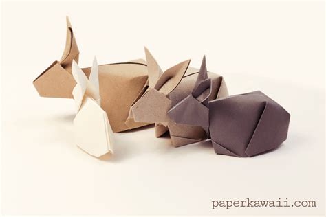 Origami Bunny Rabbit Tutorial | Cute origami, Origami, Origami art