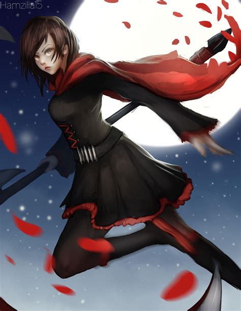 Ruby Rose fan art from RWBY by Hamzilla15 on DeviantArt