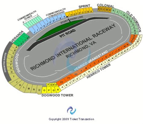 Richmond International Raceway Tickets in Richmond Virginia, Seating Charts, Events and Schedule