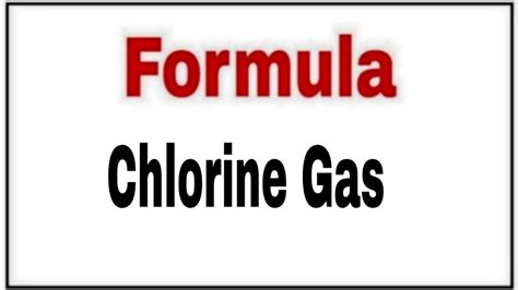 Heredero Reductor tornado chlorine gas formula poco Mirar furtivamente rock