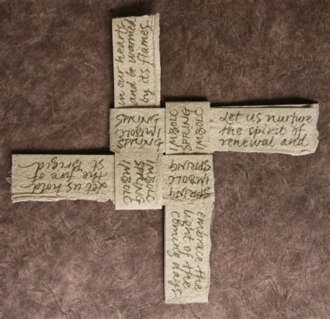 susangaylord.com: Make a Paper St. Brigid's Cross