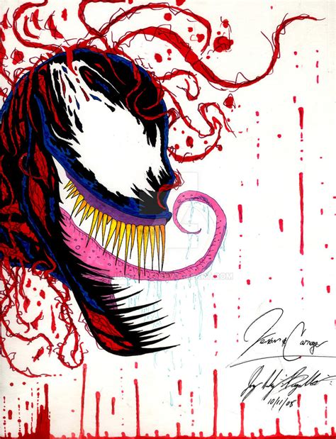 Carnage and Venom by JBugallo on DeviantArt