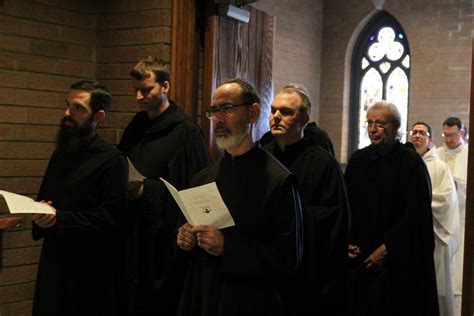 Benedictine monks of Belmont Abbey welcome new monk