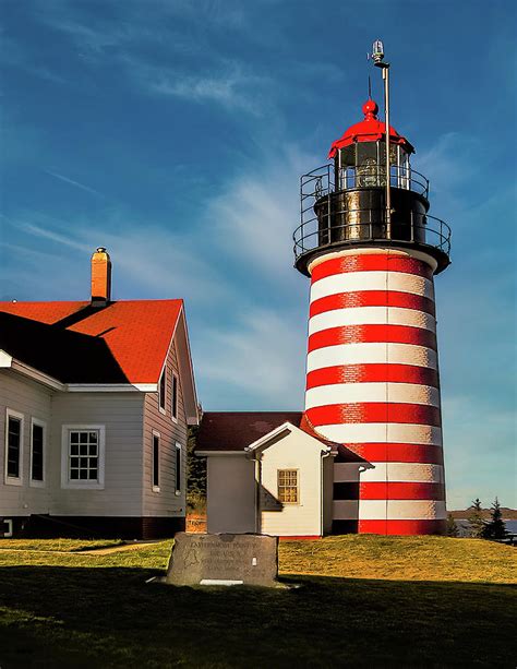 West Quoddy Head Lighthouse Photograph by Nick Zelinsky Jr