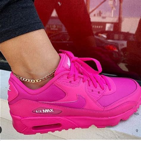 Nike Shoes | Custom All Pink Air Maxes | Color: Pink | Size: 6 | Nike air shoes, Pink nike shoes ...