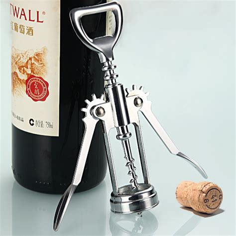 1Pc Stainless Steel Wing Red Wine Corkscrew Beer Bottle Opener Bar ...