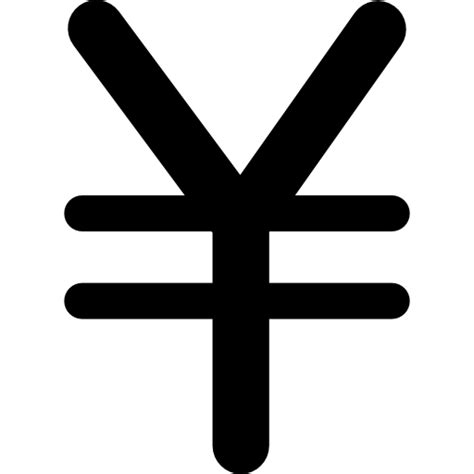 Yen currency symbol - Free signs icons