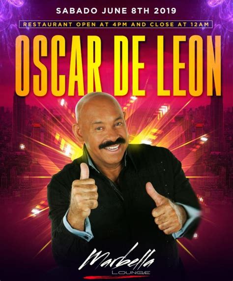 OSCAR DE LEON Tickets - Boletos Express