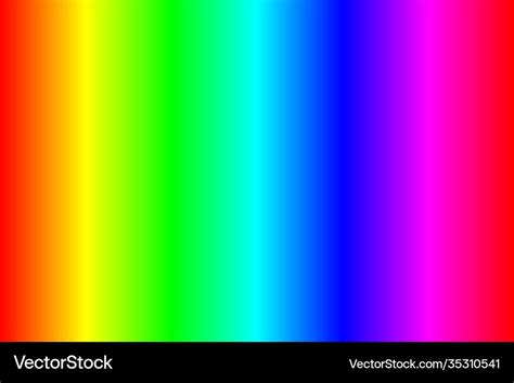 Classic color spectrum rgb line gradient Vector Image