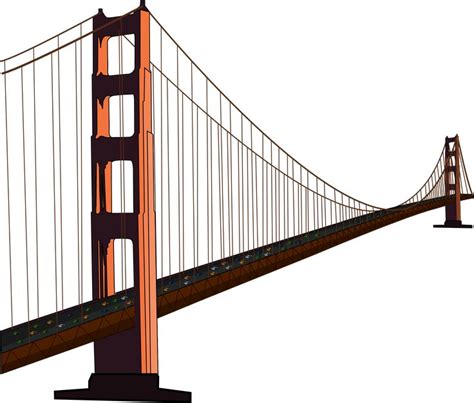 Free Golden Gate Bridge Clip Art | clip art 2 | Pinterest | Art, Clip art and Rumi love