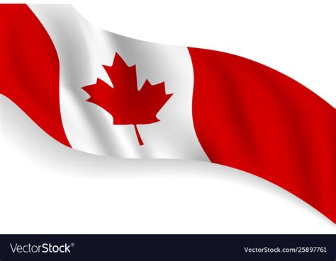 Canada day banner background design flag Vector Image