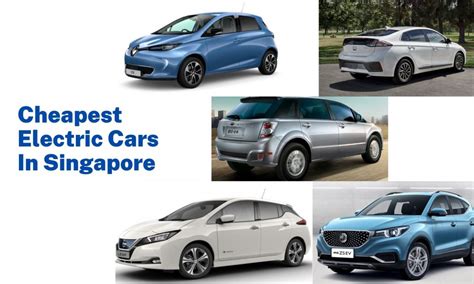 5 Electric Cars You Can Buy In Singapore Cheaper Than The Model 3