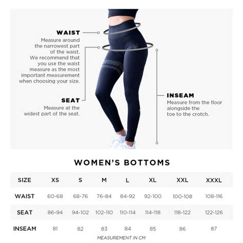 BARA Sportswear Size Guide | Leggings & Activewear | Get The Right Fit