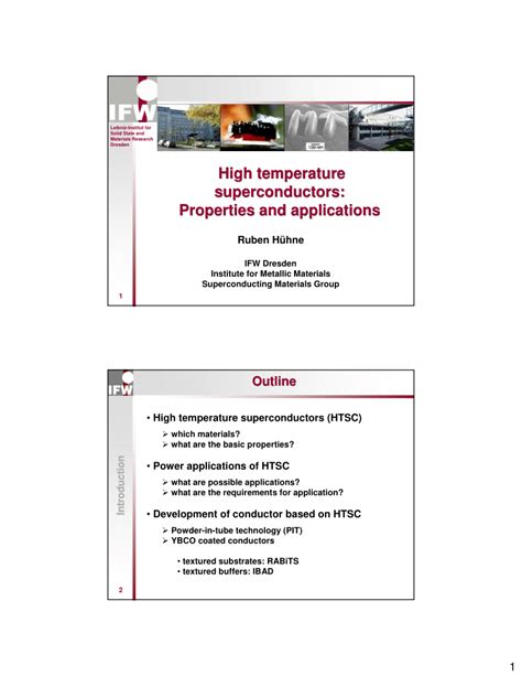 (PDF) High-Temperature Superconductors: Materials, Properties, and ...