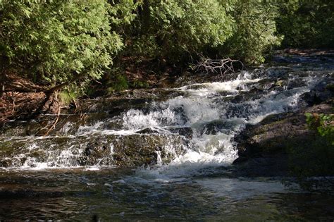 Silver River Falls - A Roadside Waterfall in the Keweenaw Peninsula - Travel the Mitten