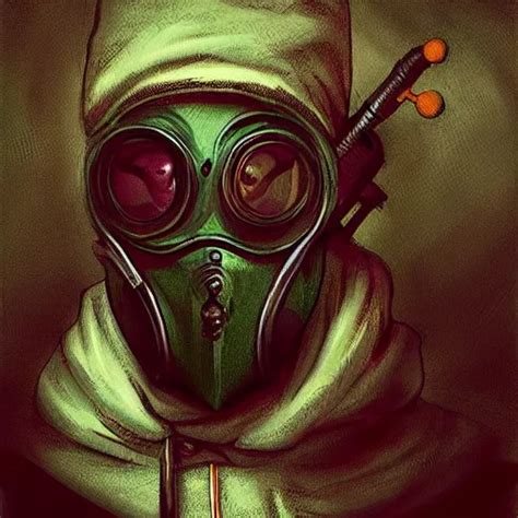 elves with gas masks, occult, weedsmoker, digital | Stable Diffusion ...