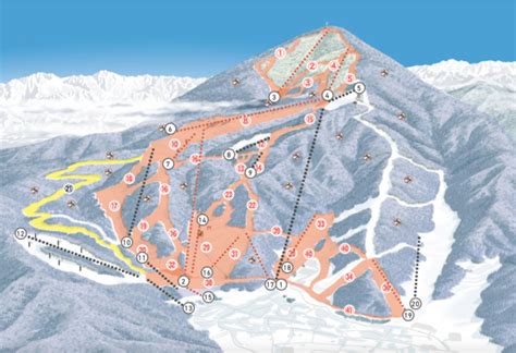 Nozawa Onsen Resort Map Opne Runs Dec 20, 2020 - Nozawa Holidays