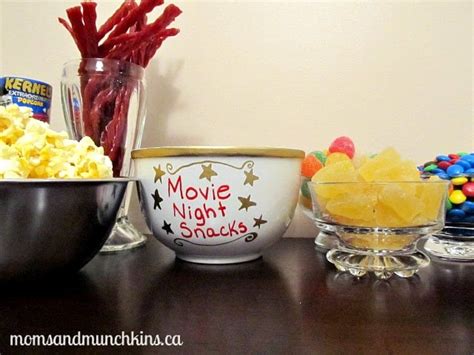 Movie Night Snacks Personalized Bowl - Moms & Munchkins