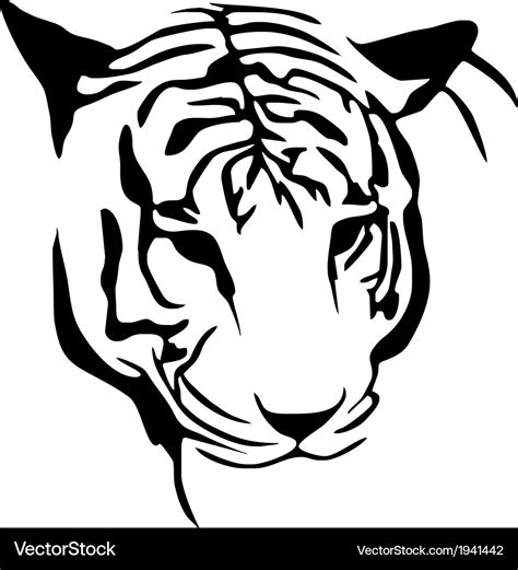 Tiger Stencil Designs