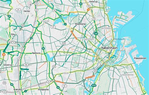 Copenhagen City Bike Map - China Map Tourist Destinations