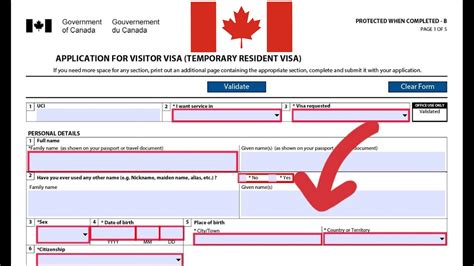 Canadian Visa Application Form Pdf Fill Out And Sign Printable Pdf Free Hot Nude Porn Pic ...