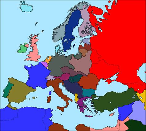 Map of Europe 1935 by xGeograd on DeviantArt