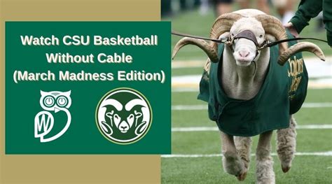 Watch Colorado State Rams Basketball Without Cable (March Madness)