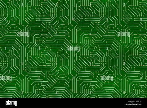 Computer motherboard background with circuit board electronic elements. Chip electronic pattern ...