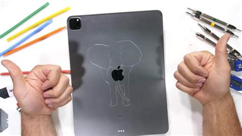 M1 iPad Pro Durability Test Ends With A Wrinkle - SlashGear