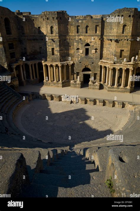 Bosra amphitheatre hi-res stock photography and images - Alamy