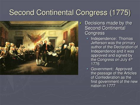 PPT - Second Continental Congress PowerPoint Presentation, free ...