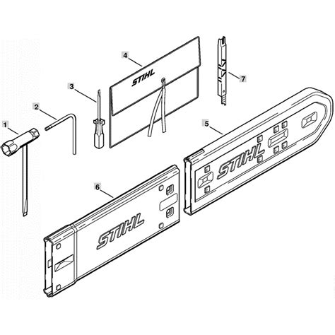 Stihl MS 362 Chainsaw (MS362 & C) Parts Diagram, Tools