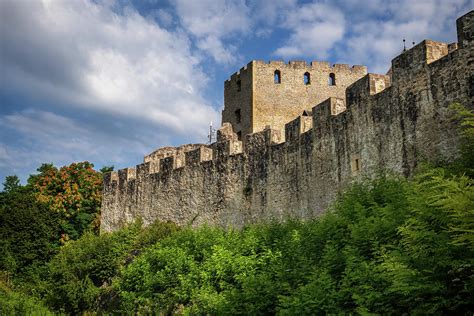 Medieval Castle Stone Wall At Sunrise Photograph by Artur Bogacki ...