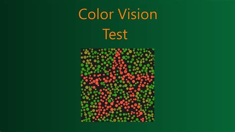 How to do Color Vision Test - YouTube