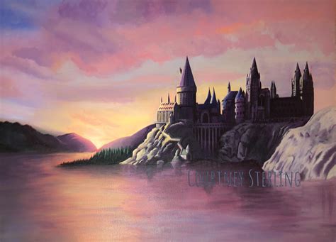 Almost finished with this acrylic painting of hogwarts after 30+ hours. Thought y’all might like ...