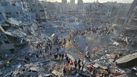 Hundreds Killed and Wounded by Israeli Entity’s Airstrikes on Jabalia Refugee Camp in Gaza ...