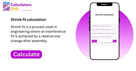 Shrink Fit Calculation Online